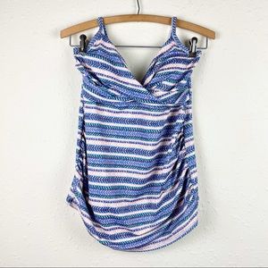 Liz Lange Maternity Swim Tankini Top Small